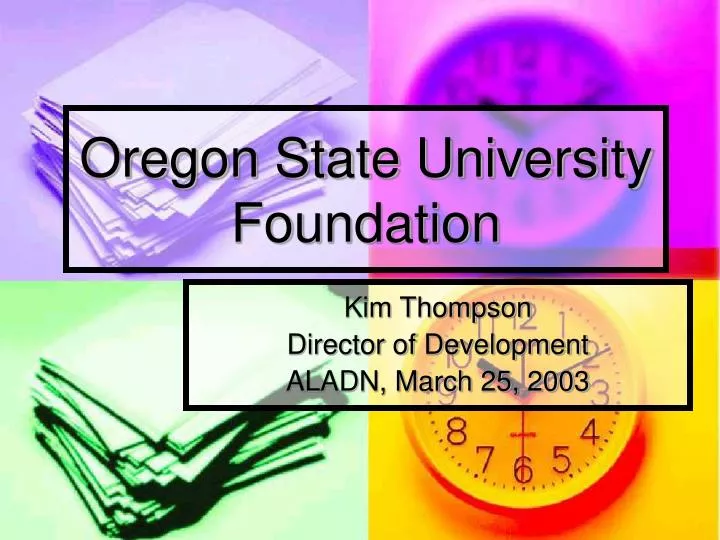 oregon state university foundation