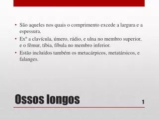 ossos longos