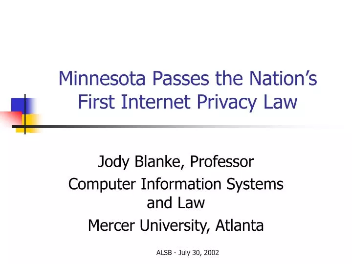 minnesota passes the nation s first internet privacy law