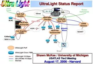 UltraLight Status Report