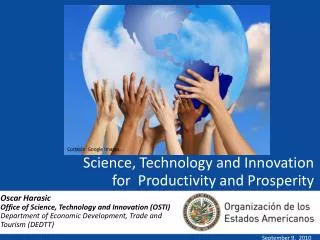 Science, Technology and Innovation for Productivity and Prosperity
