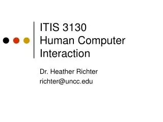 itis 3130 human computer interaction