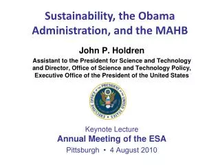 John P. Holdren