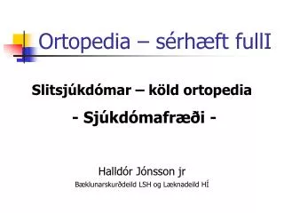 ortopedia s rh ft fulli