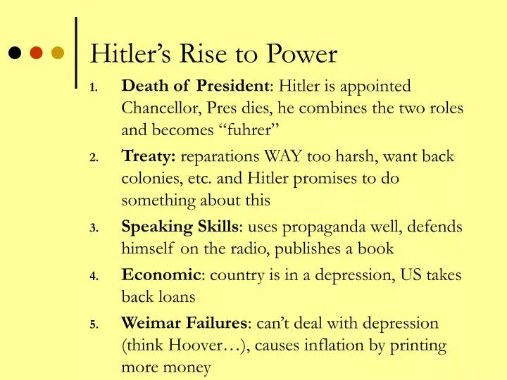hitler s rise to power