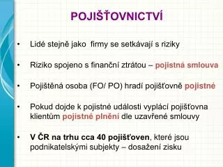 poji ovnictv