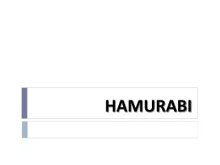 hamurabi