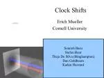 Clock Shifts - slide 1