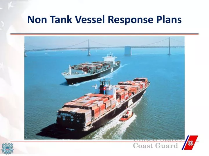 non tank vessel response plans