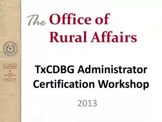 Office of Rural Affairs