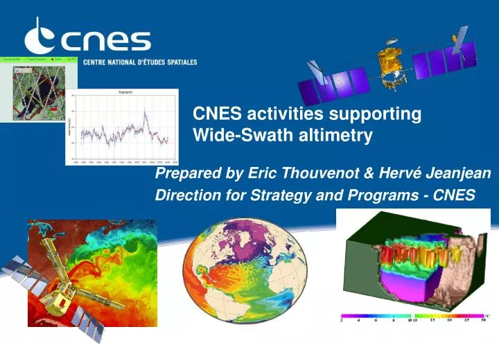 cnes activities supporting wide swath altimetry