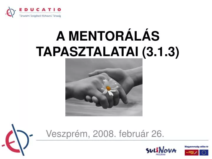 a mentor l s tapasztalatai 3 1 3