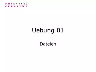 uebung 01