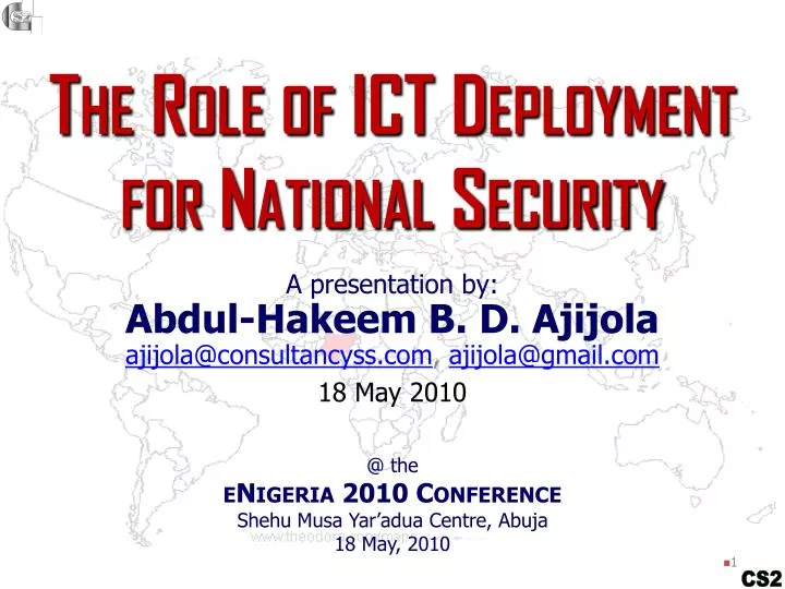 the role of ict deployment for national security