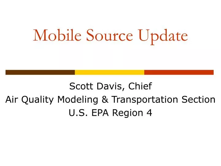 mobile source update