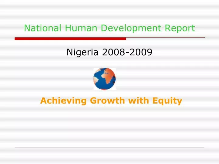 national human development report nigeria 2008 2009
