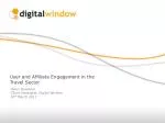 Enhancing User and Affiliate Engagement in the Travel Sector: Insights and Strategies - slide 1