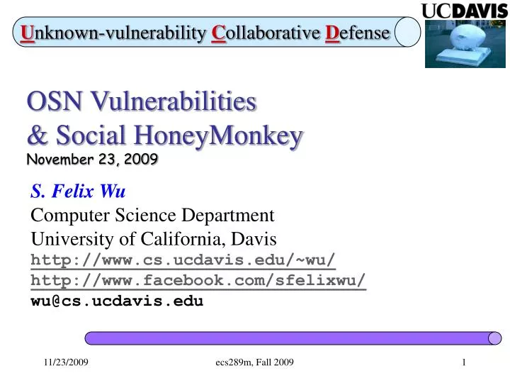 osn vulnerabilities social honeymonkey november 23 2009