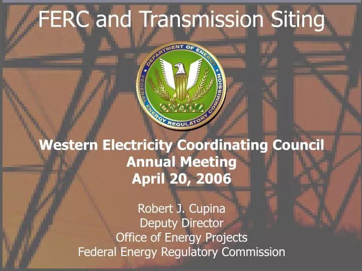 ferc and transmission siting