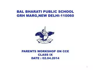 BAL BHARATI PUBLIC SCHOOL GRH MARG,NEW DELHI-110060