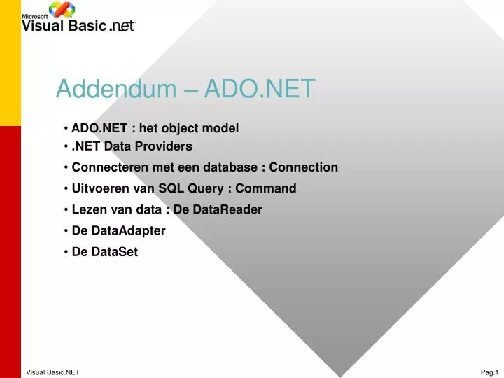 addendum ado net