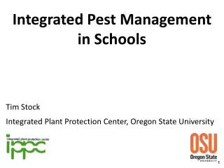 Integrated Pest Management in Schools