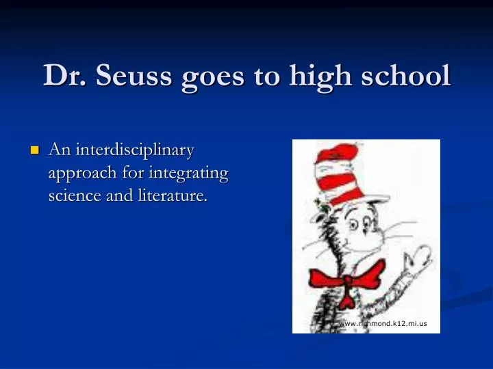 dr seuss goes to high school