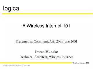 A Wireless Internet 101