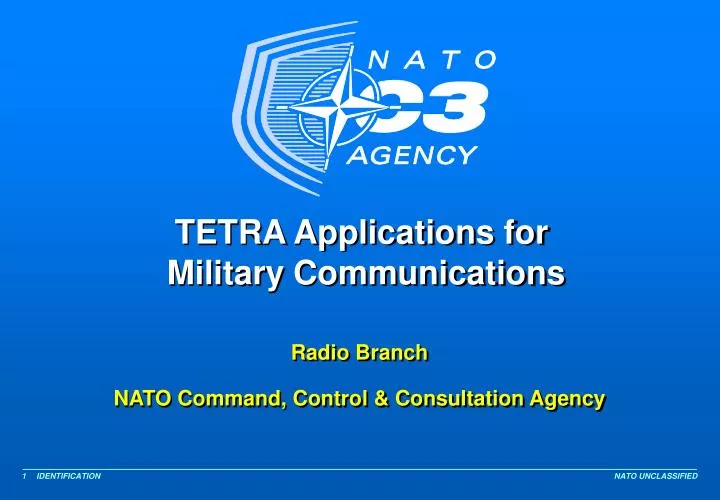 tetra applications for military communications