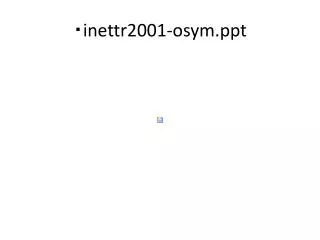 inettr2001 osym ppt