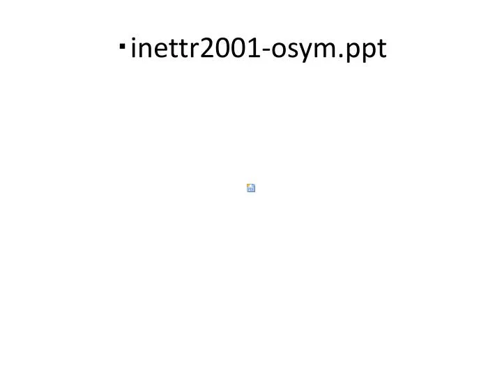 inettr2001 osym ppt