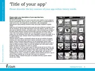 title of your app
