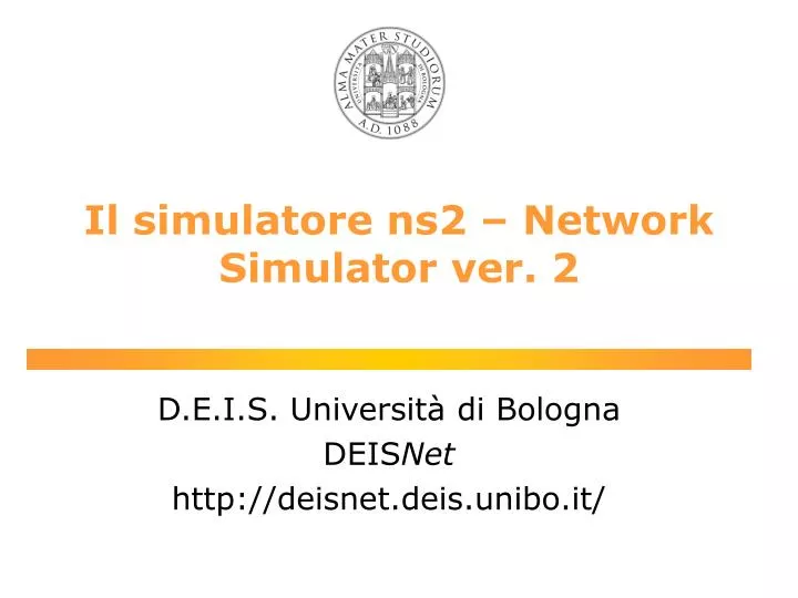 il simulatore ns2 network simulator ver 2