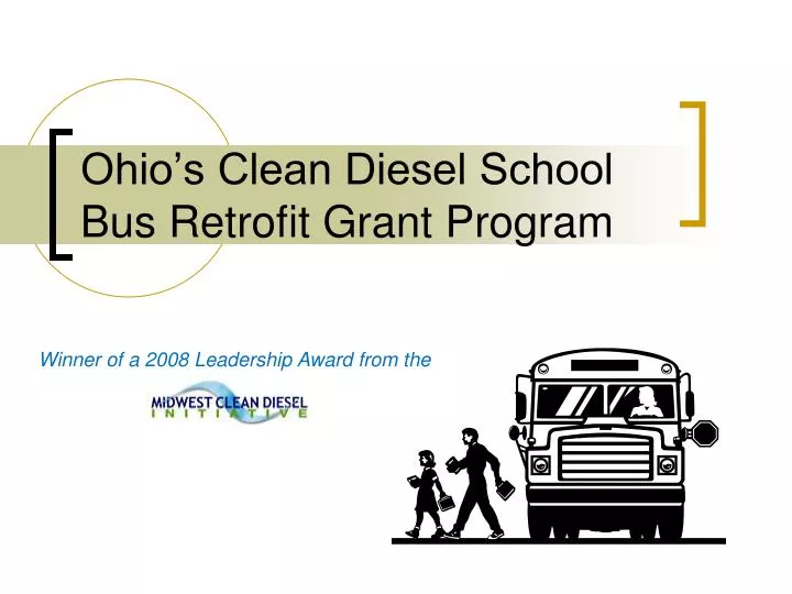 ohio s clean diesel school bus retrofit grant program