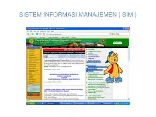 sistem informasi manajemen sim