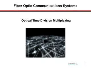 Fiber Optic Communications Systems