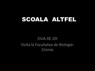 scoala altfel