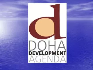The DDA Negotiations
