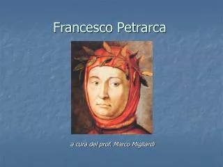 francesco petrarca