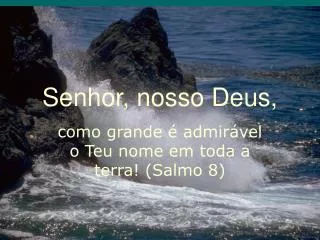 senhor nosso deus