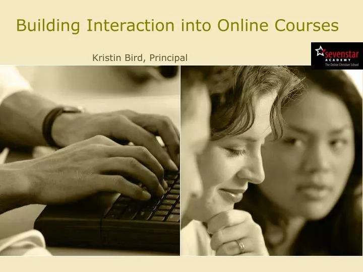 building interaction into online courses