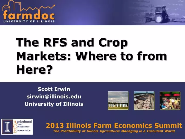 the rfs and crop markets where to from here