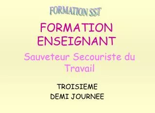 formation enseignant
