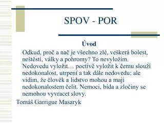 spov por
