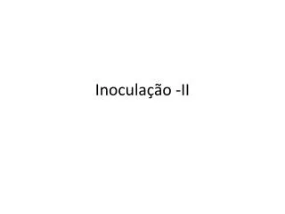 inocula o ii
