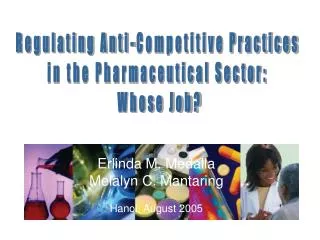Regulating Anti-Competitive Practices in the Pharmaceutical Sector: Whose Job?
