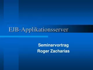 ejb applikationsserver