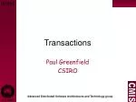 The Importance of Transactions in High-Performance Computing Systems - slide 1