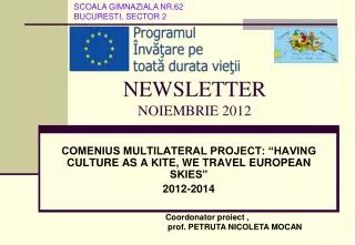 newsletter noiembrie 2012