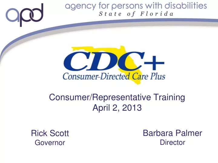 consumer representative training april 2 2013